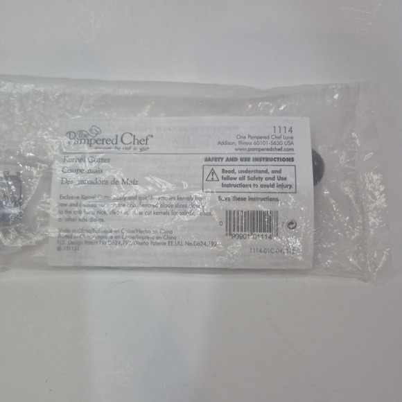 Pampered Chef Other - Pampered Chef Corn Kernel Cutter Stripper with Cover 1114 New In Sealed Package